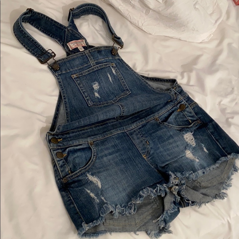 Guess Denim Short Overall
